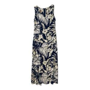 Vintage Tori Richard Honolulu Muumuu Maxi Dress Womens Small Floral Hawaiian